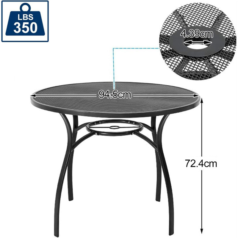 Round Outdoor Dining Table